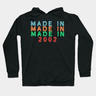 Made in 2002 Hoodie